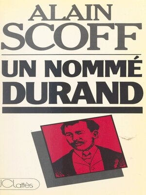 cover image of Un nommé Durand